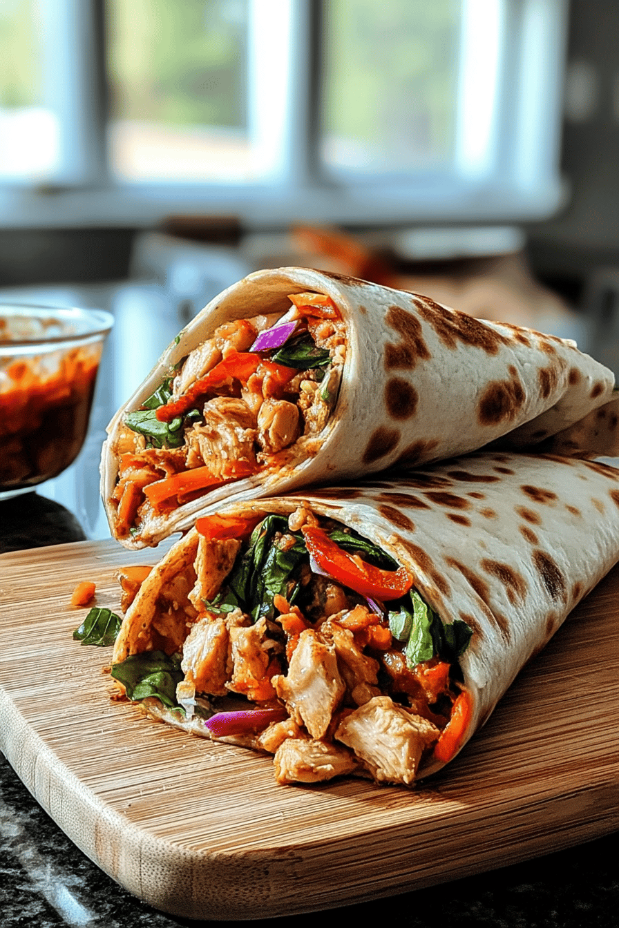 Sweet Chili Chicken Wrap Sandwich