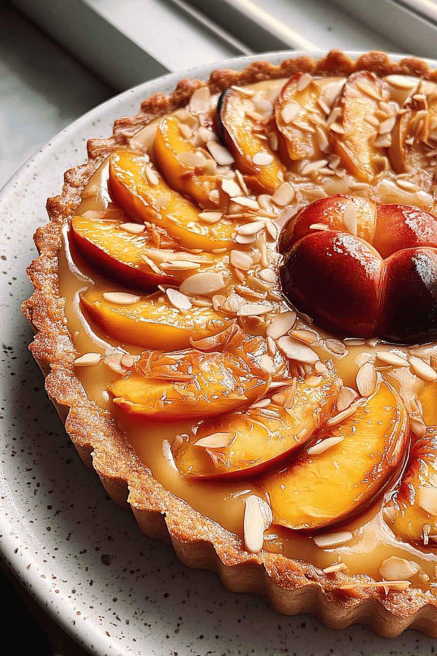 Sweet Peach Tart