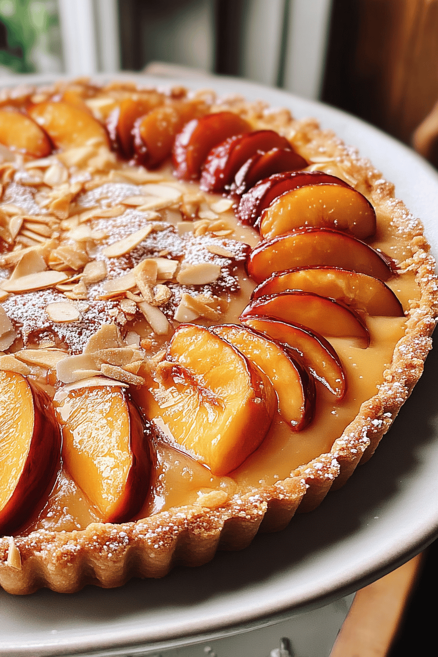 Sweet Peach Tart