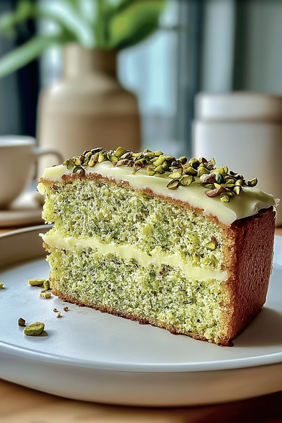Vanilla Bean Pistachio Cake