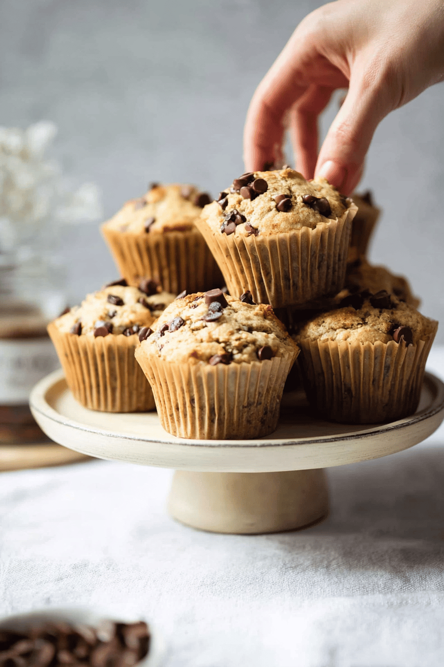 Almond Flour Muffins With Chocolate Chips