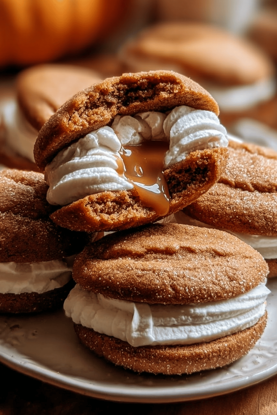 Apple Cider Whoopie Pies Recipe With Spiced Filling And Soft Cake 7 Apple Cider Whoopie Pies