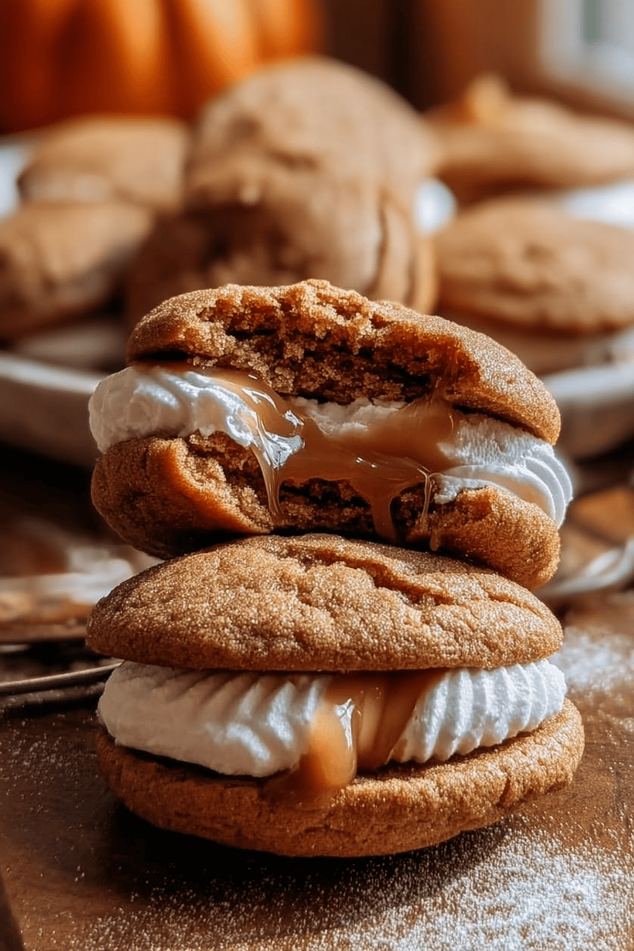Apple Cider Whoopie Pies Recipe With Spiced Filling And Soft Cake 6 Apple Cider Whoopie Pies