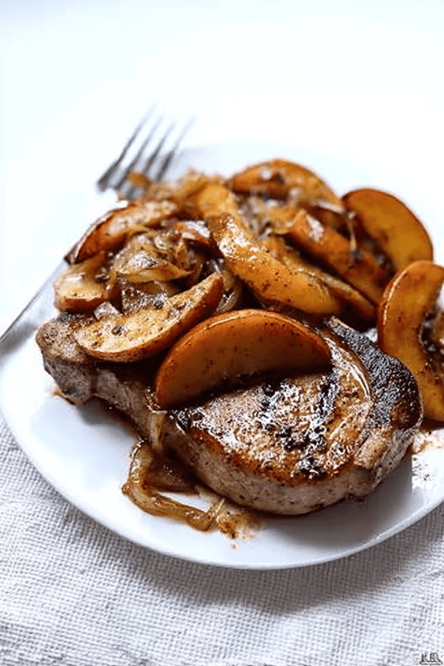 Apple Cinnamon Pork Chops