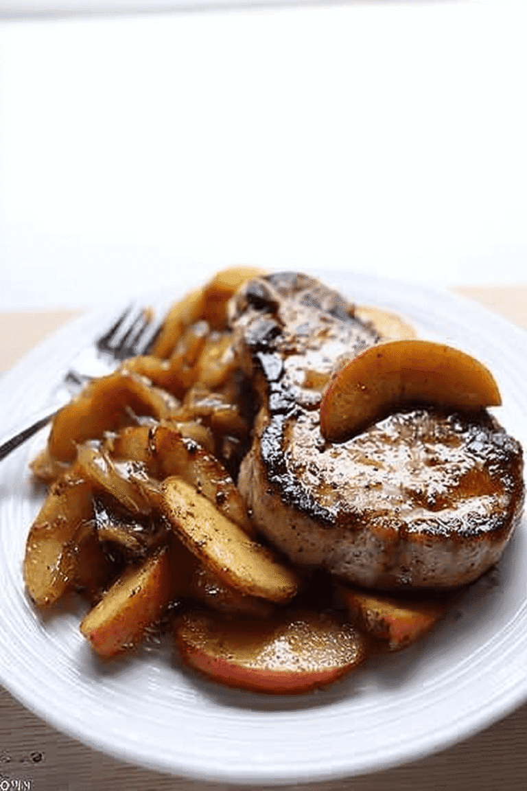 Apple Cinnamon Pork Chops 99.Png