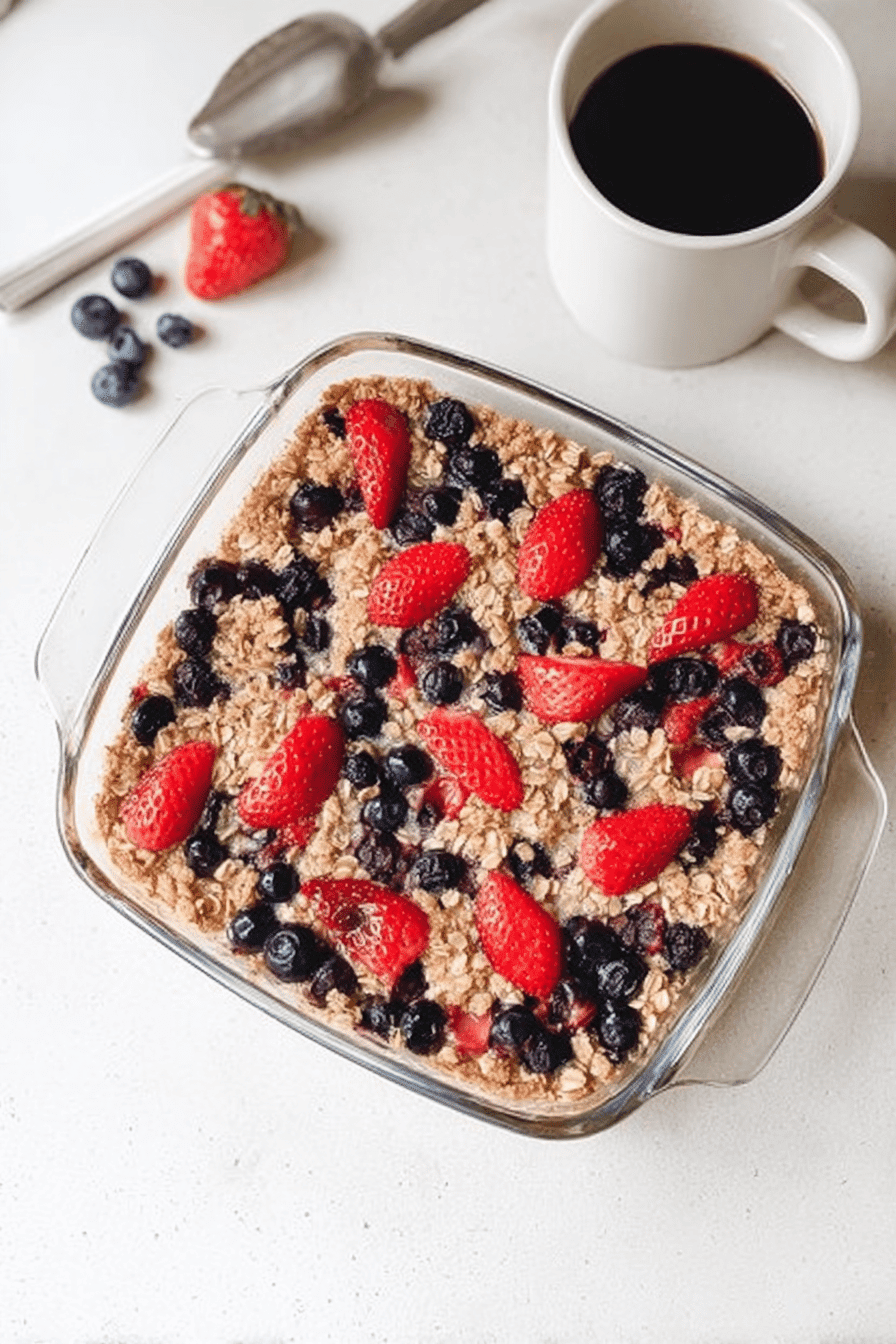 Berry Oatmeal Bake