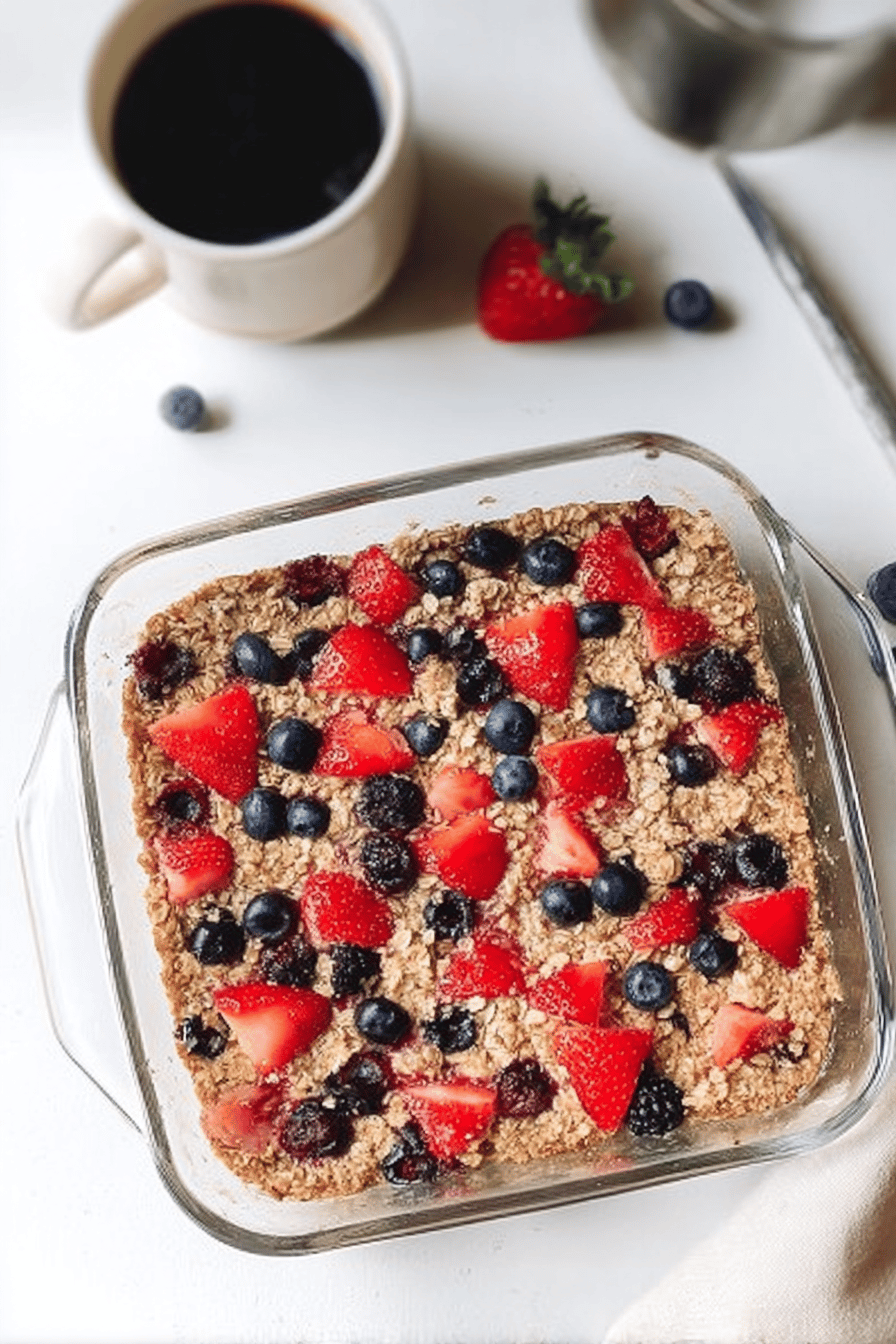 Berry Oatmeal Bake