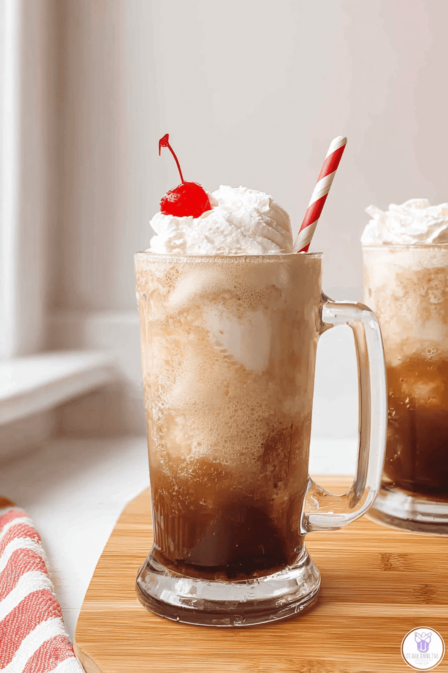 Boozy Root Beer Float