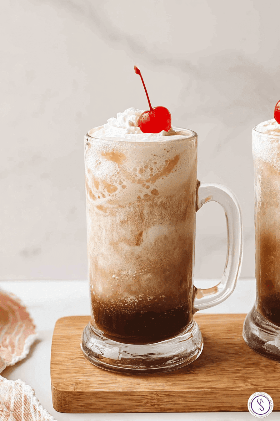 Boozy Root Beer Float