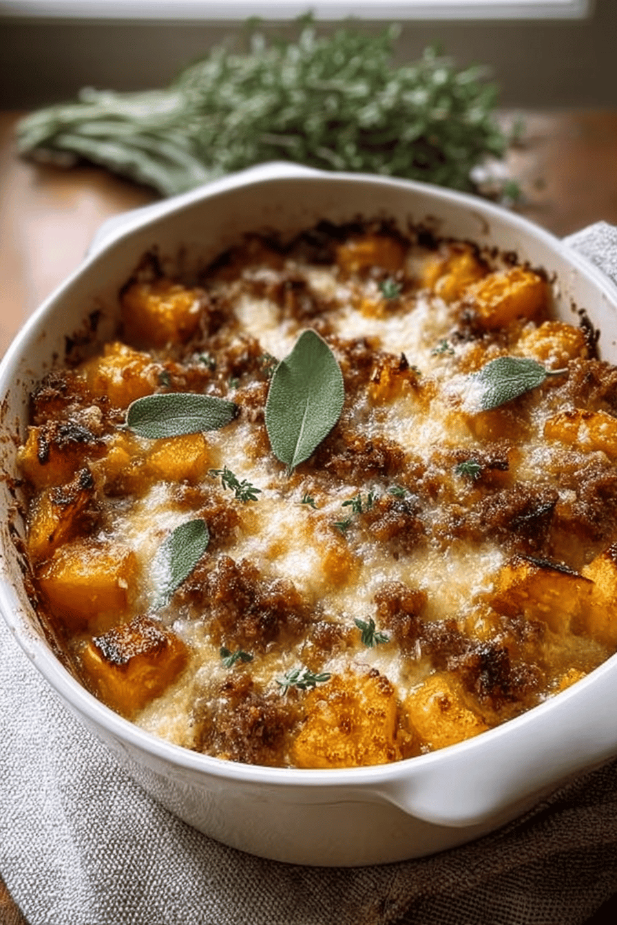 Butternut Squash Casserole