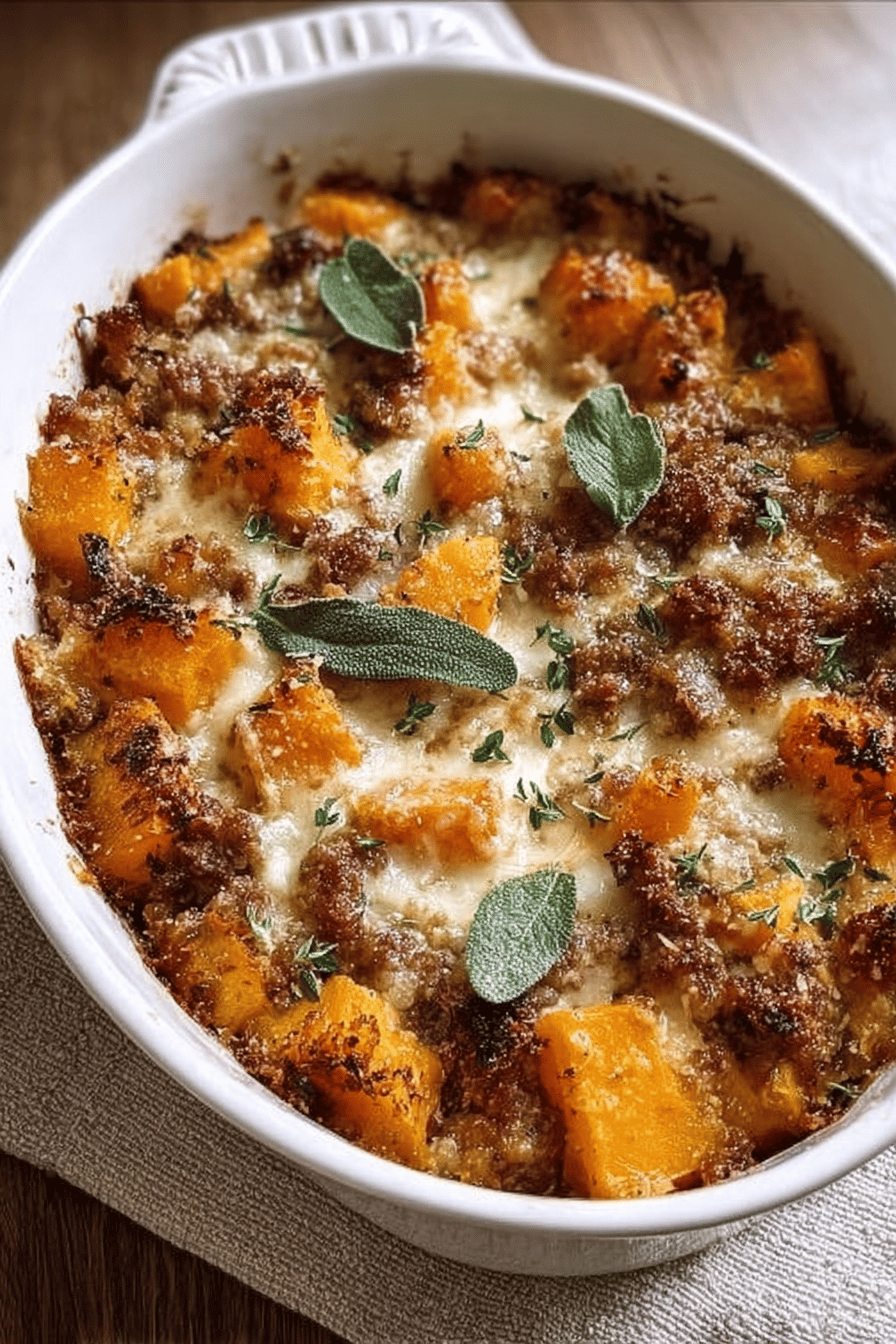 Butternut Squash Casserole