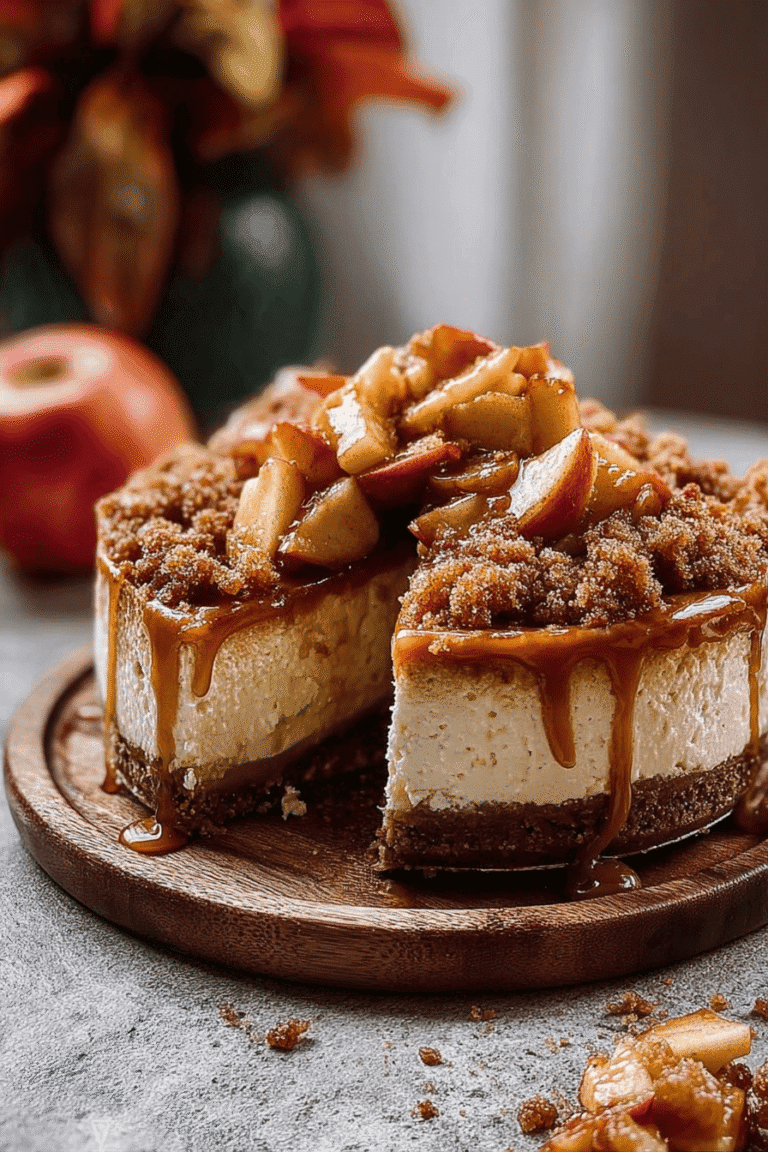 Caramel Apple Pie Cheesecake 38.Png