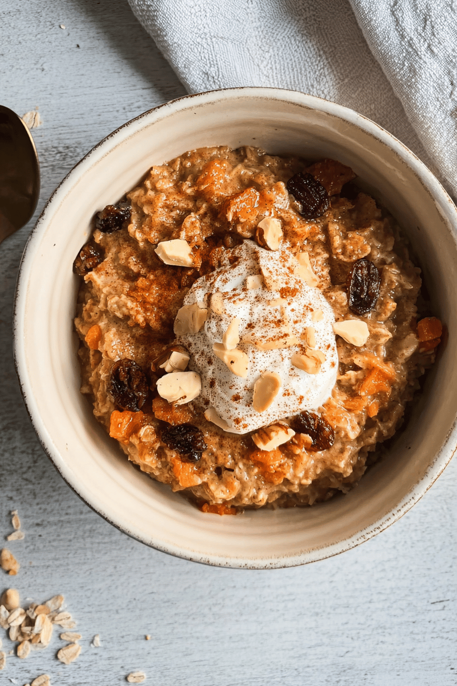 Carrot Cake Oatmeal