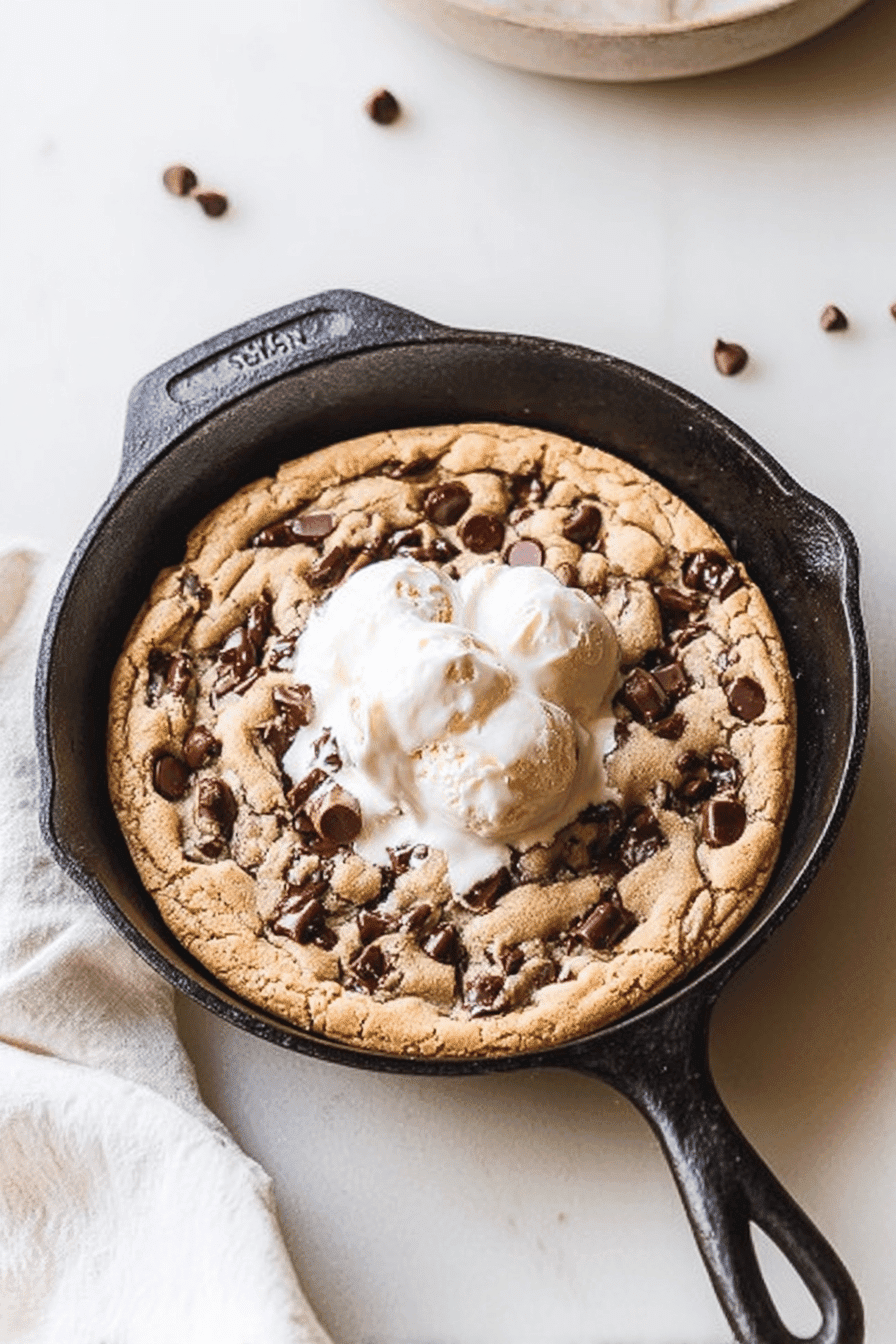 Cast Iron Skillet Cookie