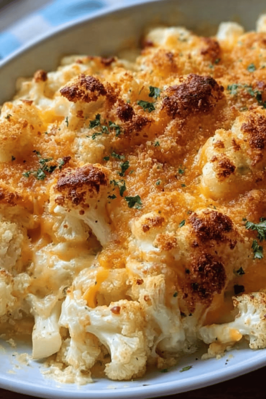 Cheesy Cauliflower Casserole