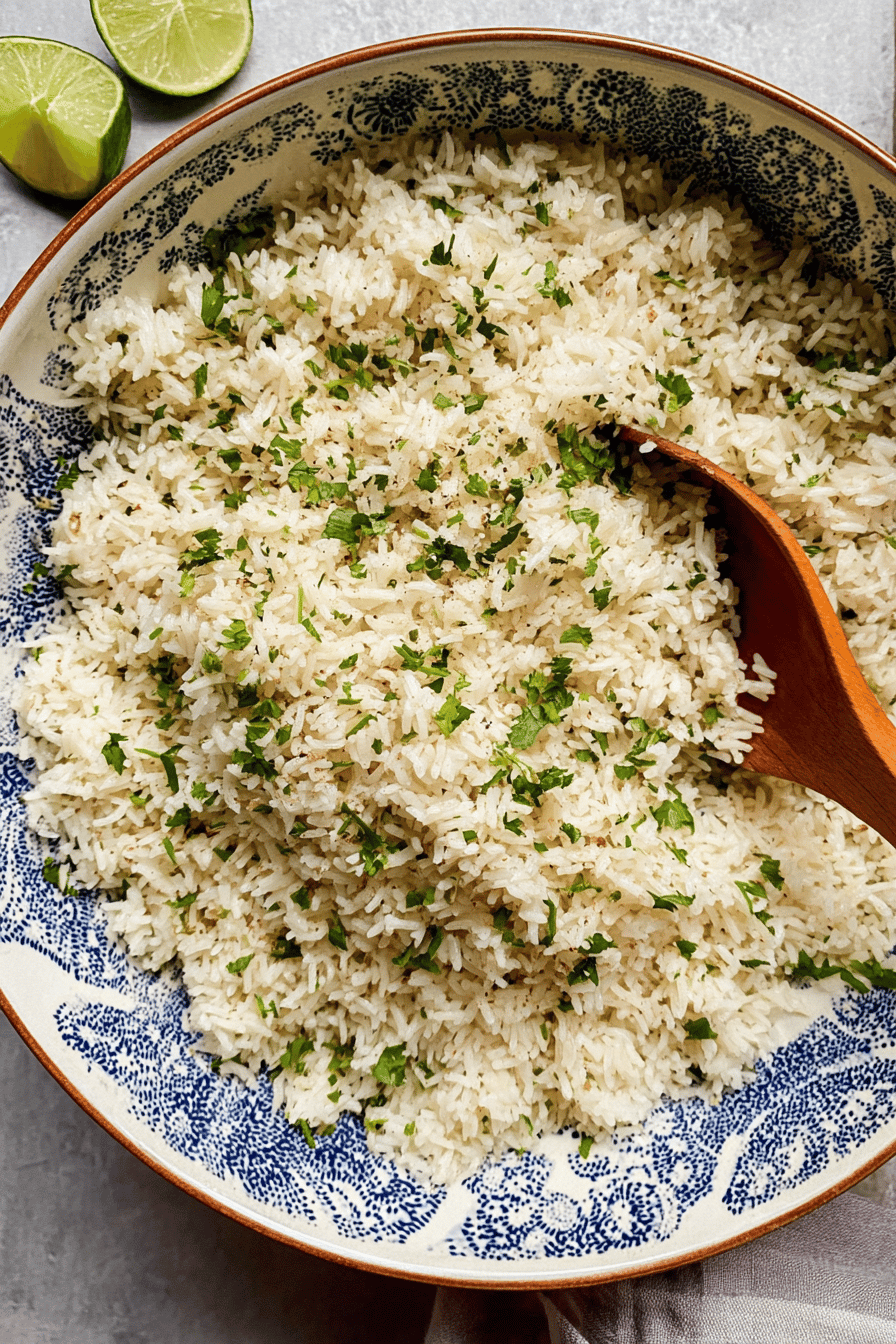 Cilantro Lime Rice Recipe With Fresh Herbs And Zesty Flavor