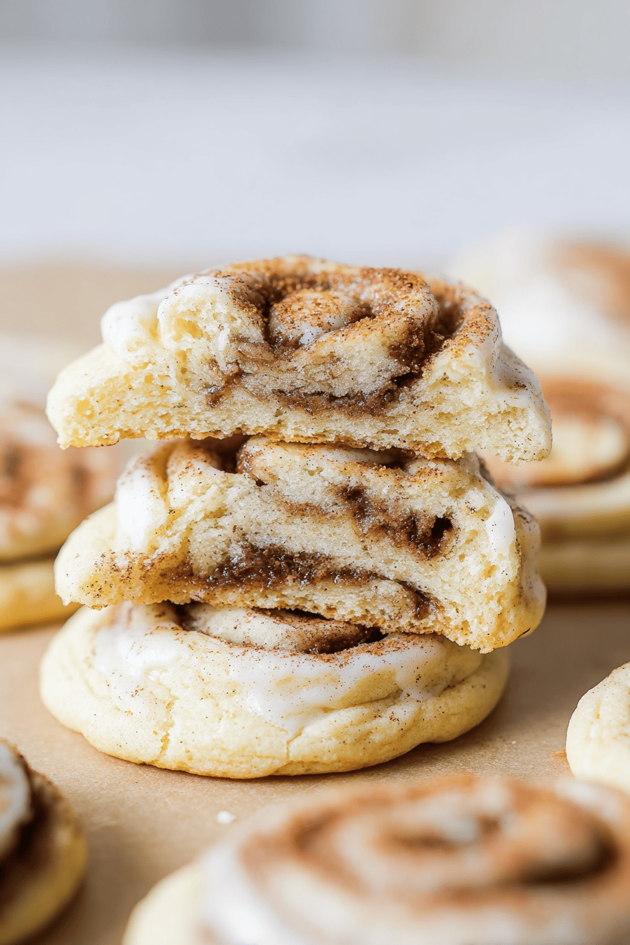 Cinnamon Roll Cookies Recipe With Soft Swirls And Sweet Glaze 7 Cinnamon Roll Cookies