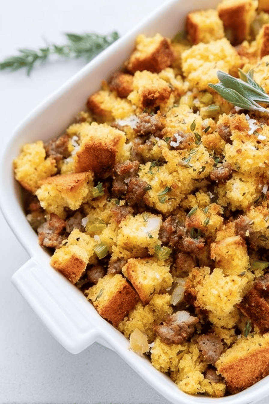 Cornbread And Sausage Stuffing