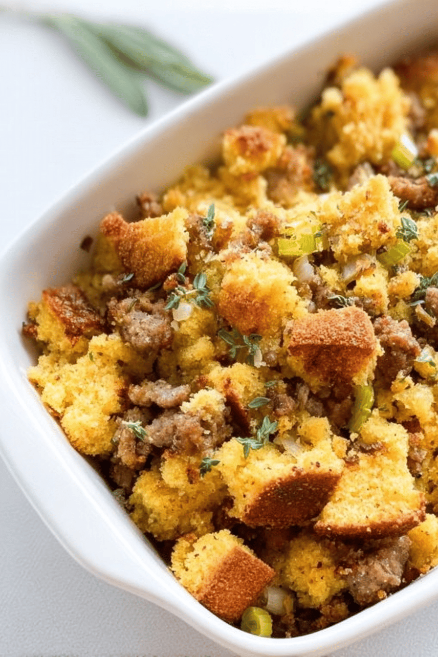 Cornbread And Sausage Stuffing