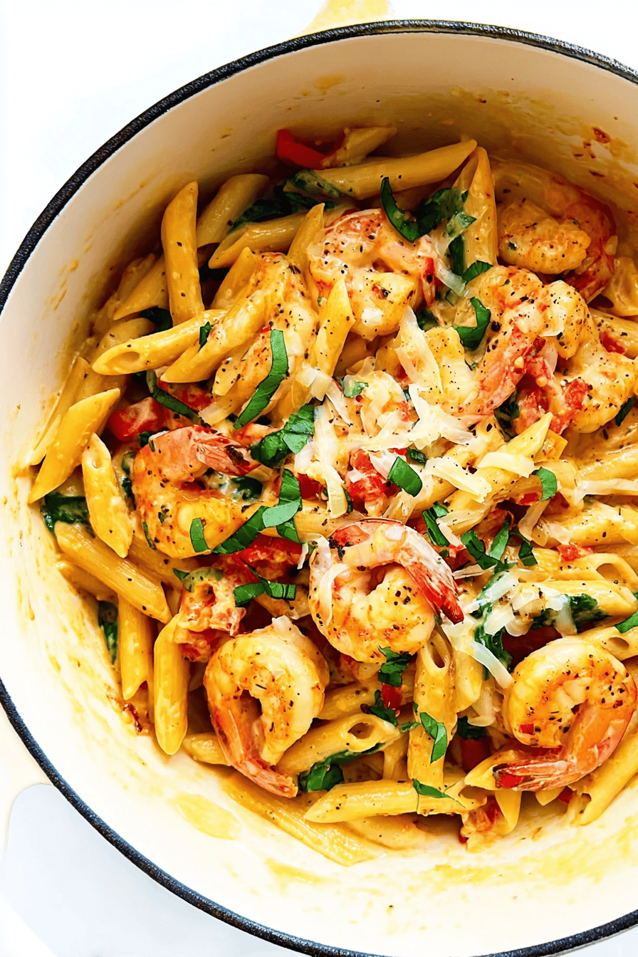 Creamy Cajun Shrimp Pasta