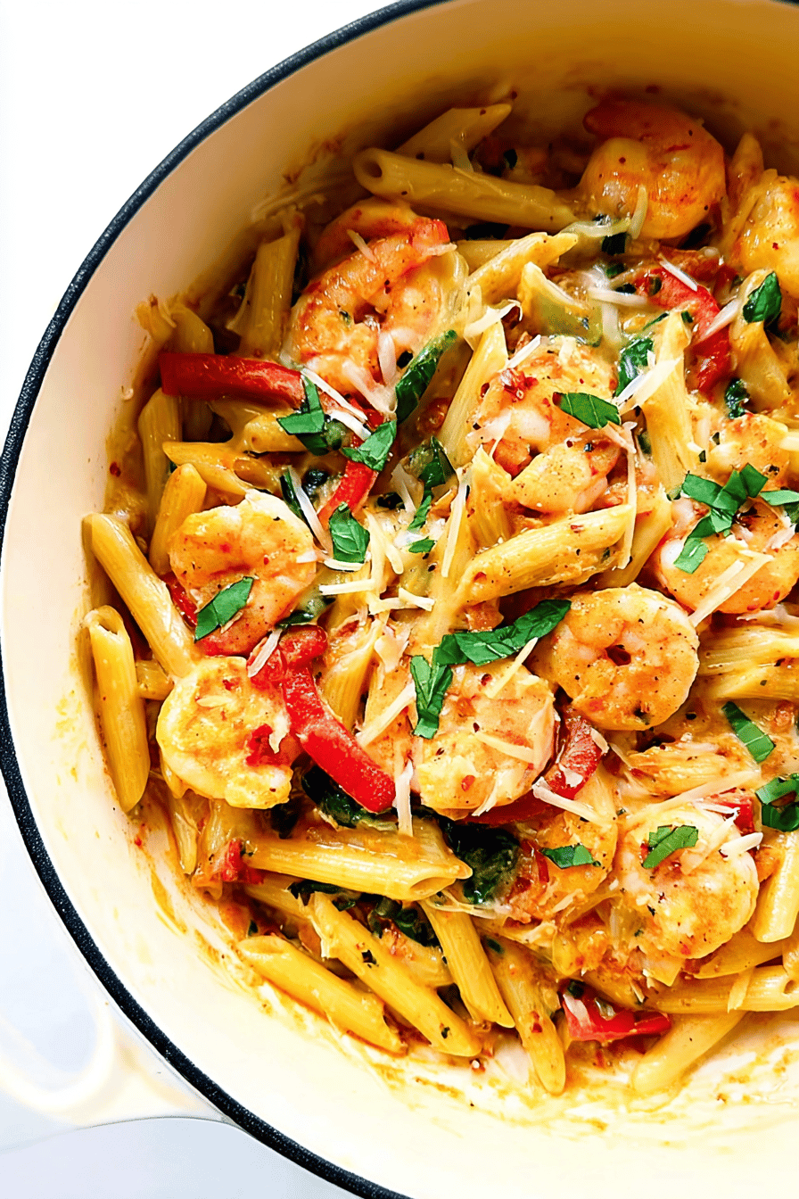 Creamy Cajun Shrimp Pasta