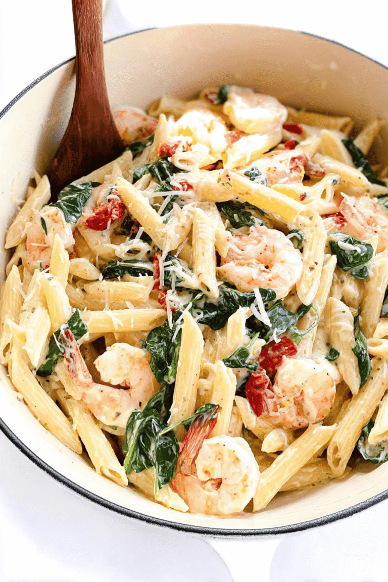 Creamy Shrimp Florentine Pasta 66.Png