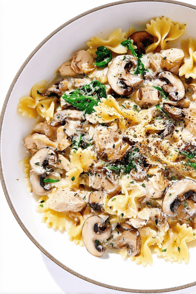 Creamy Tuna Mushroom Pasta 9.Png