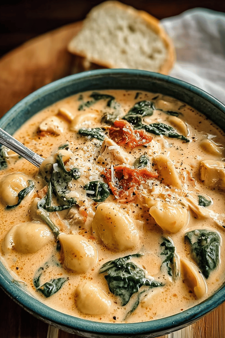Creamy Tuscan Chicken Soup