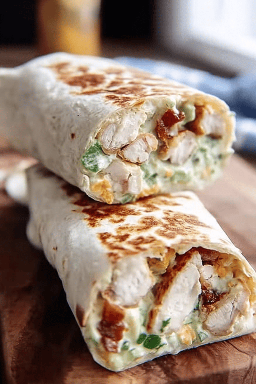Crispy Chicken Bacon Ranch Wrap