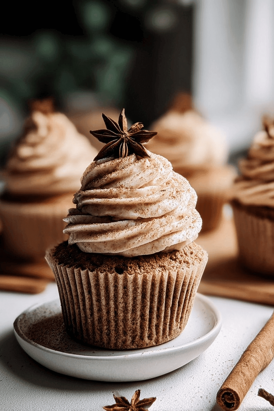 Brown Butter Dirty Chai Cupcakes With Spiced Coffee Flavor 4 Dirty Chai Cupcakes