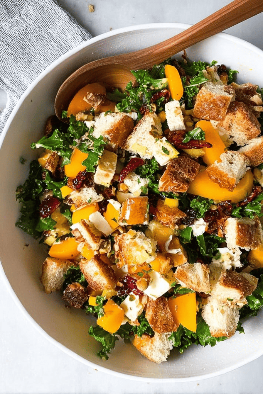 Fall Panzanella Salad