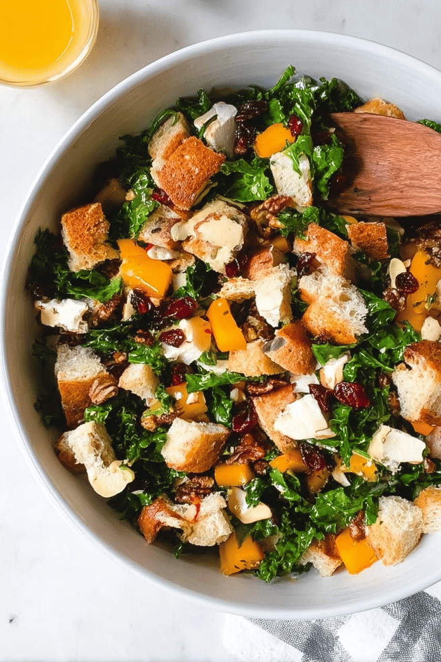 Fall Panzanella Salad