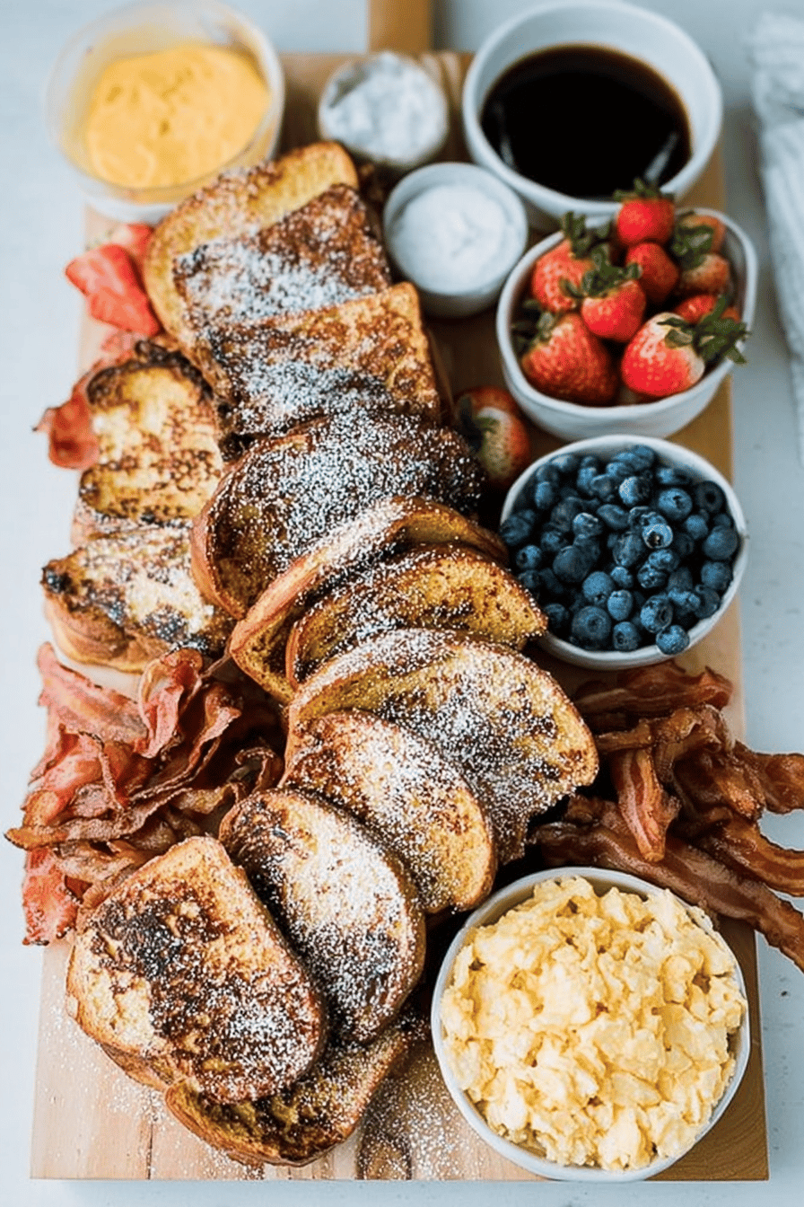French Toast Breakfast Board