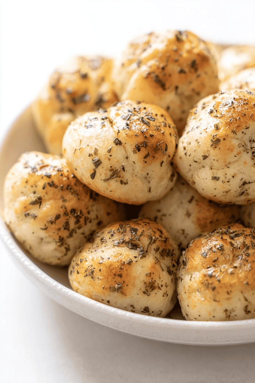 Garlic Herb Cheese Bombs