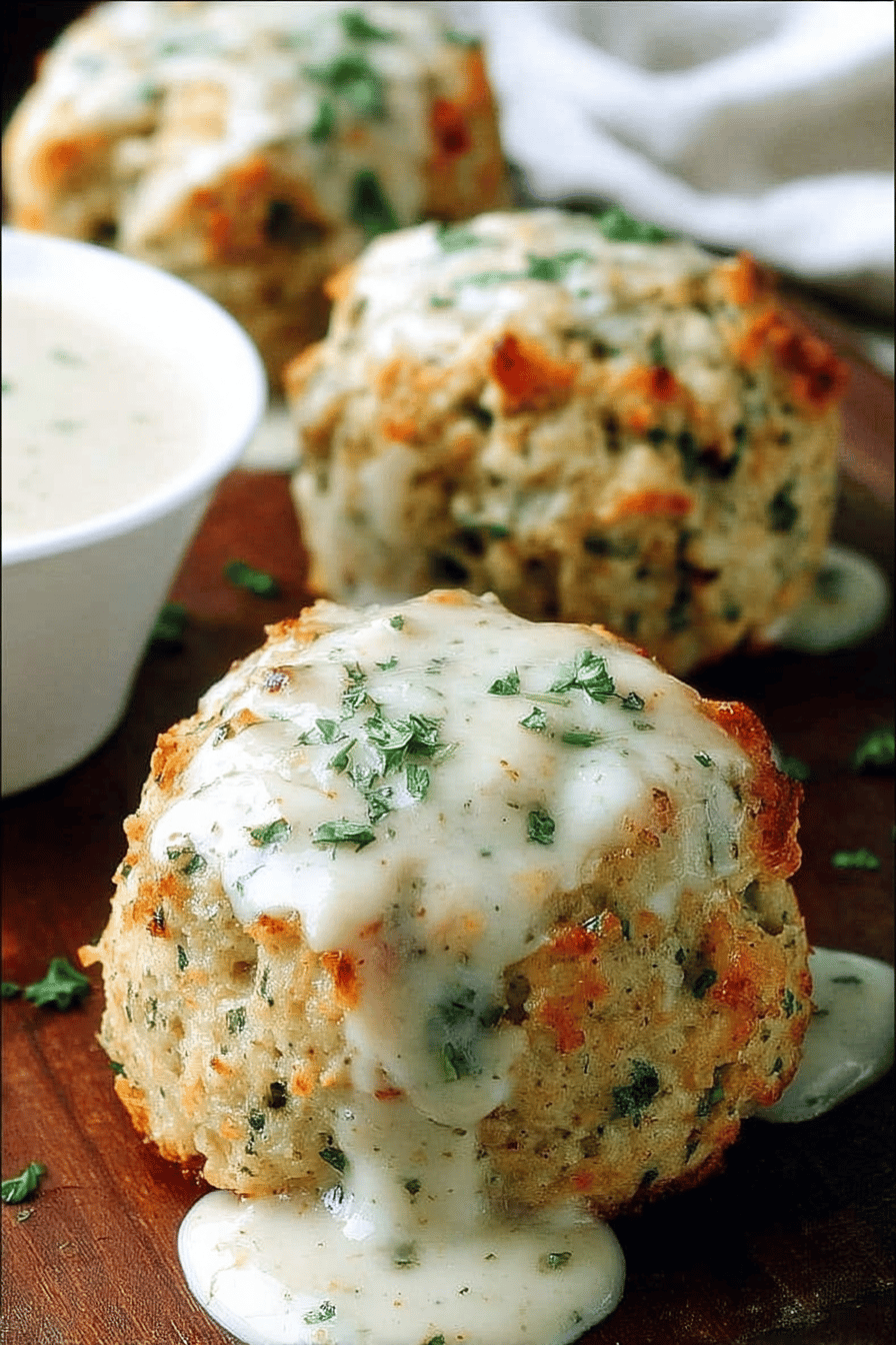 Garlic Parmesan Chicken Meatloaves