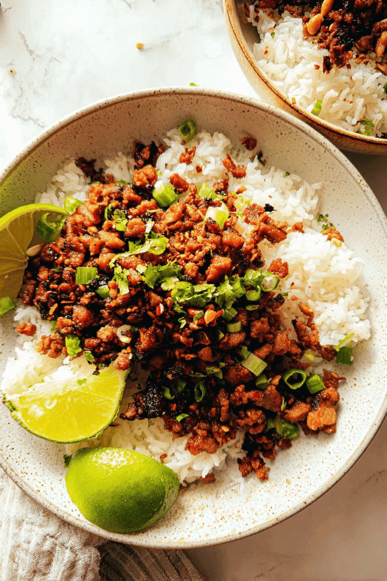 Ginger Lime Pork With Coconut Rice 95.Png
