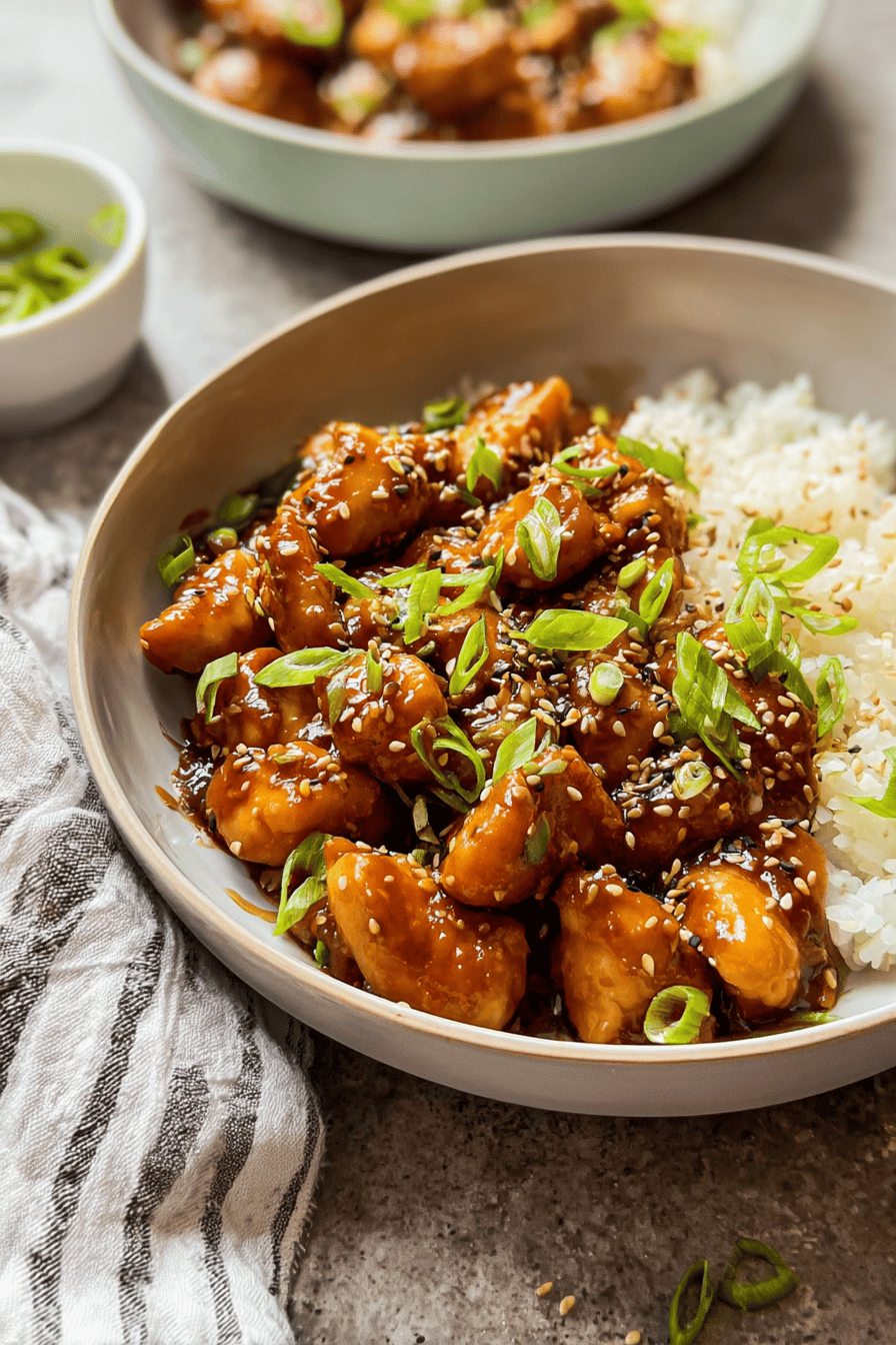 Healthy Orange Chicken