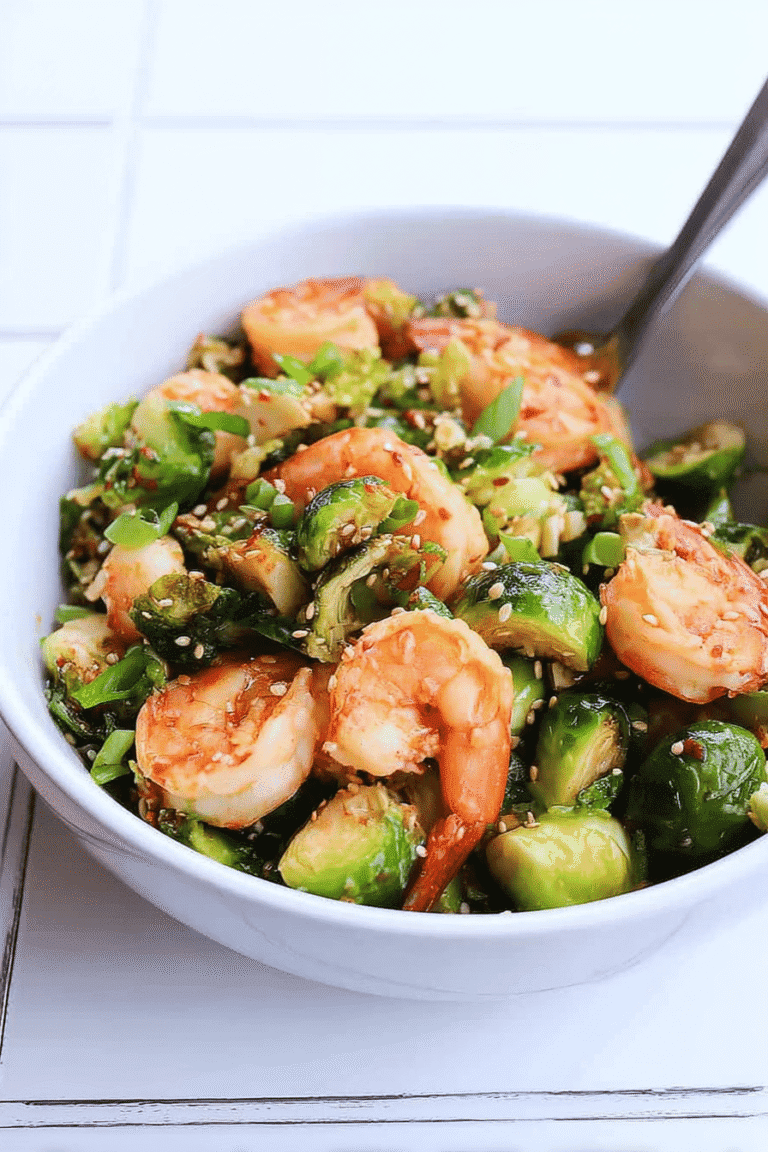 Honey Sesame Shrimp With Brussels Sprout Stir Fry Recipe 2 Honey Sesame Shrimp And Brussels Sprouts Stir Fry 83.Png