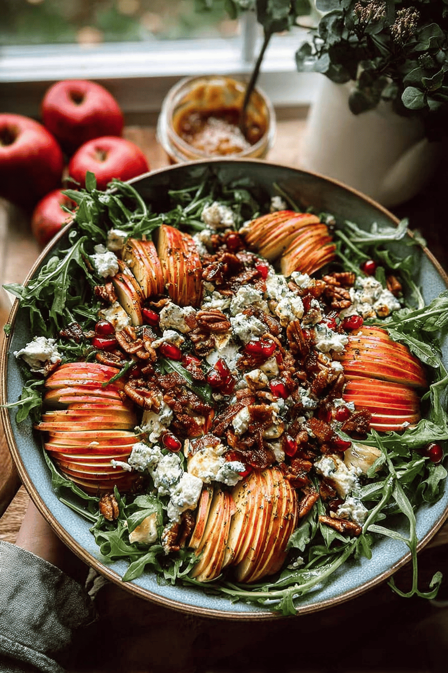 Honeycrisp Apple Feta Salad