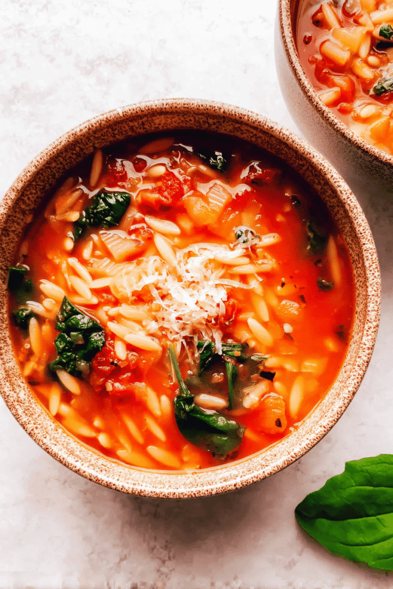 Italian Orzo Spinach Soup Recipe 2.Png