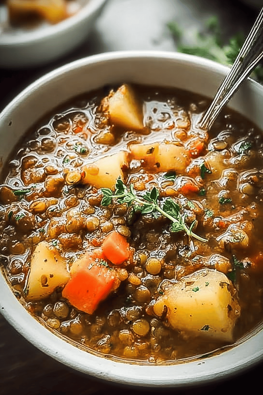 Lentil Potato Soup
