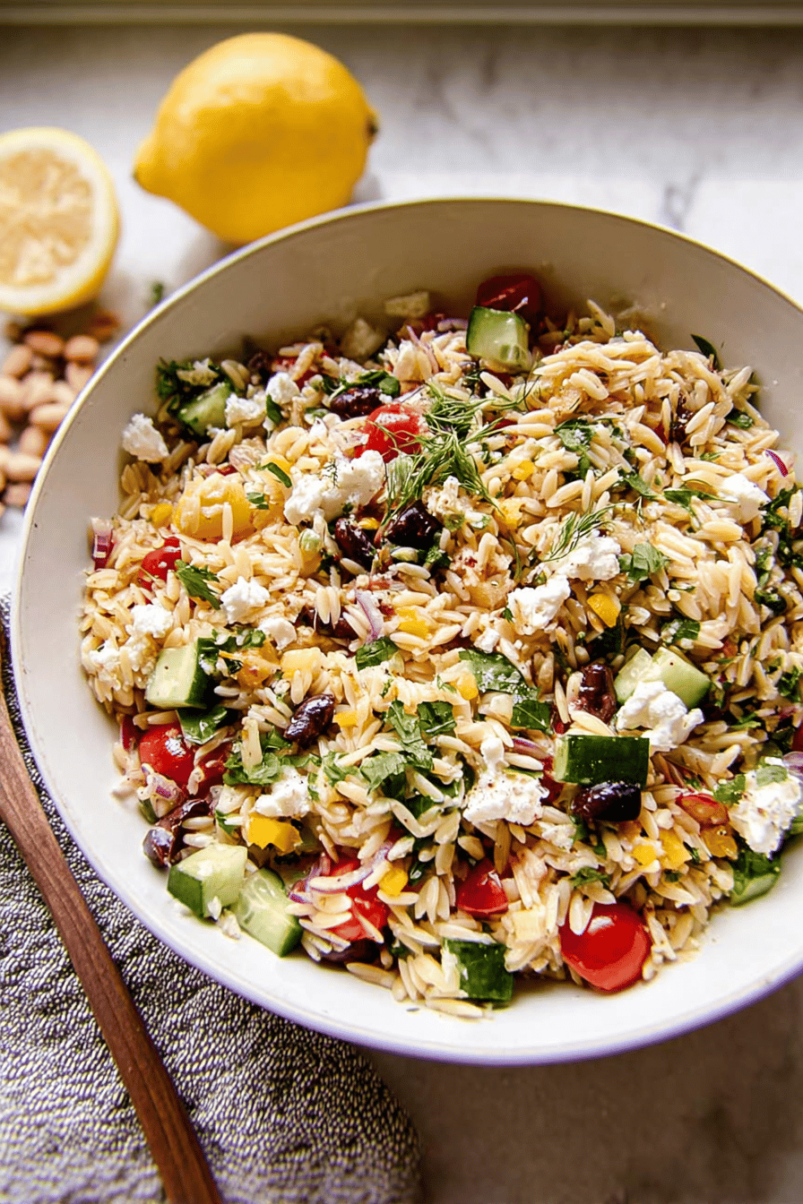 Mediterranean Orzo Salad