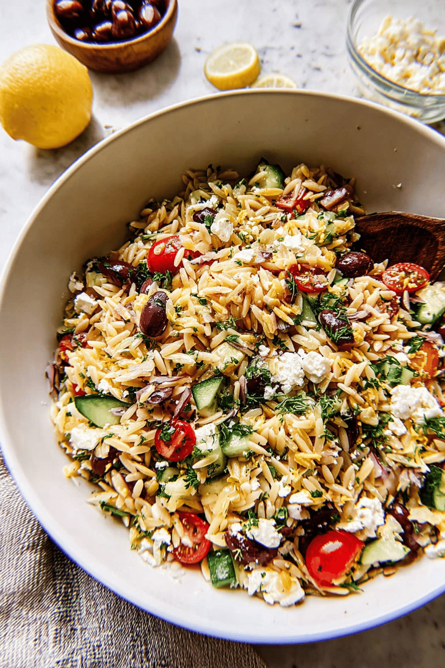 Mediterranean Orzo Salad