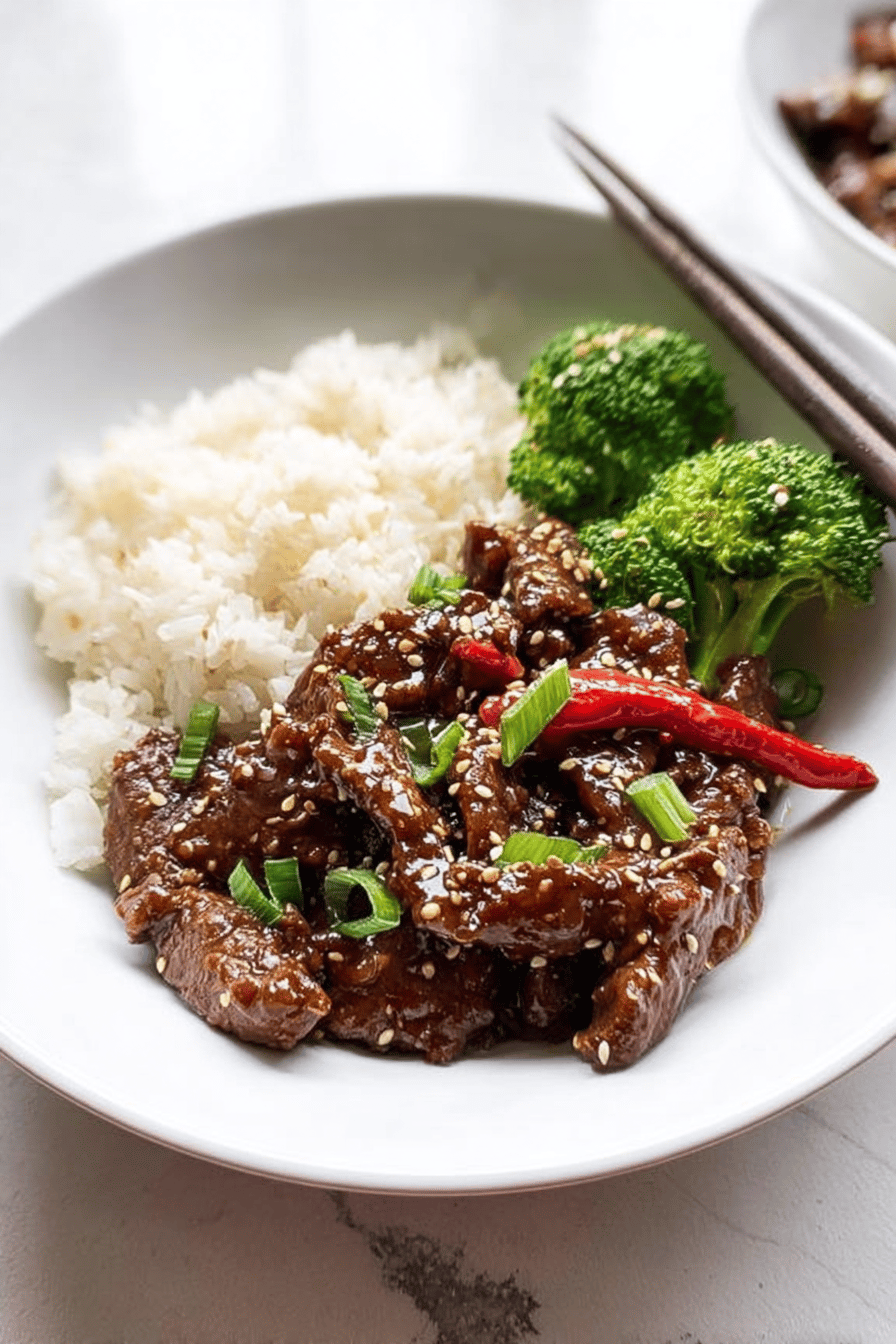 Mongolian Beef