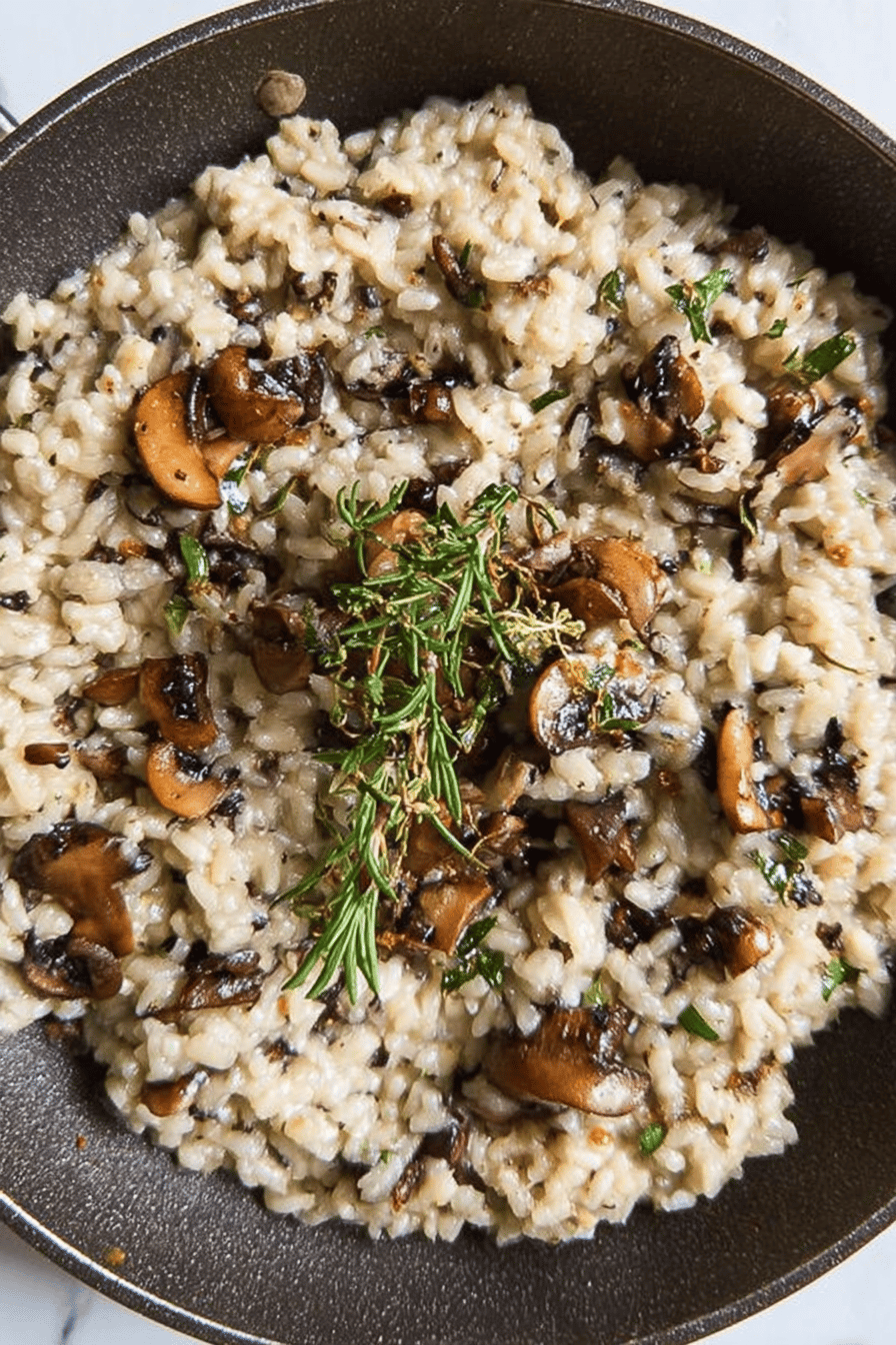 Mushroom Risotto