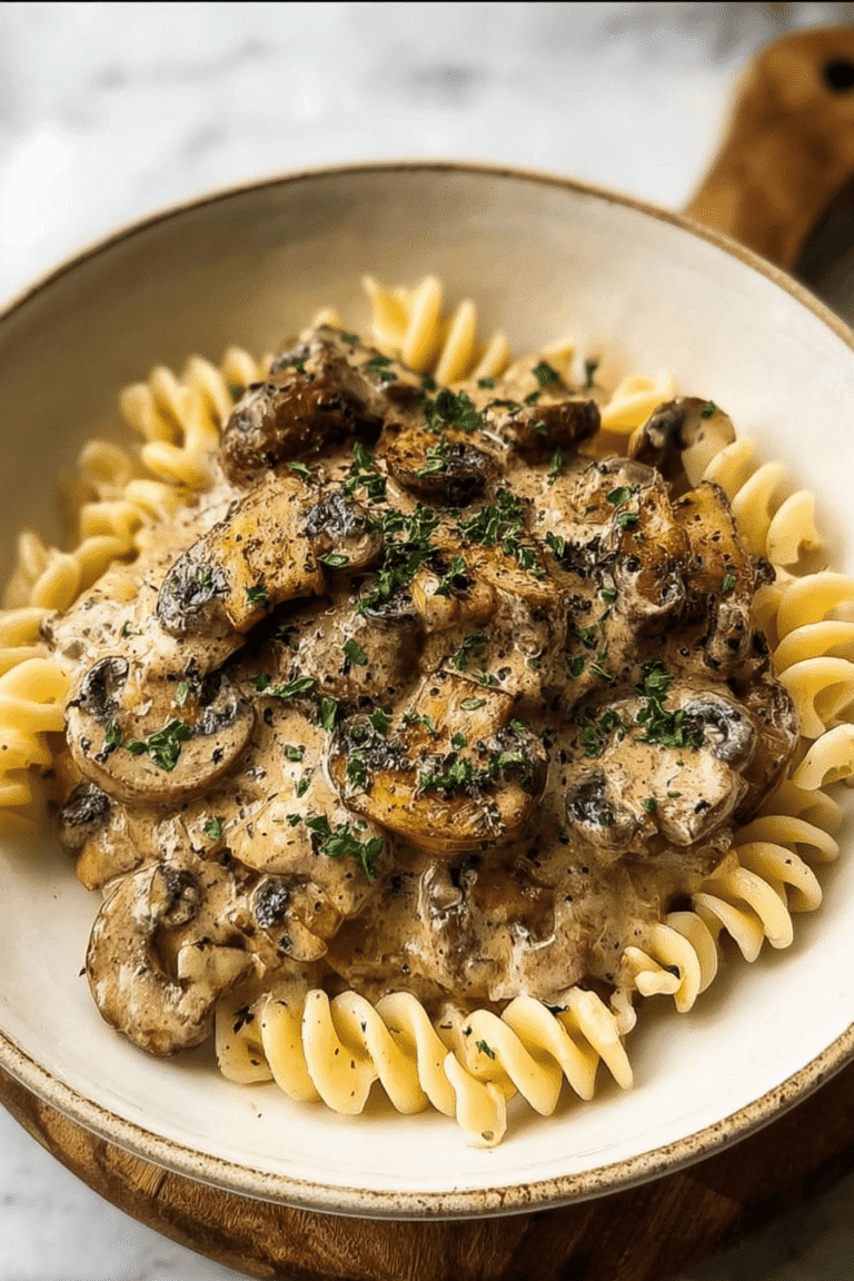 Mushroom Stroganoff Recipe With Creamy Vegetarian Sauce 8 Mushroom Stroganoff 45.Png