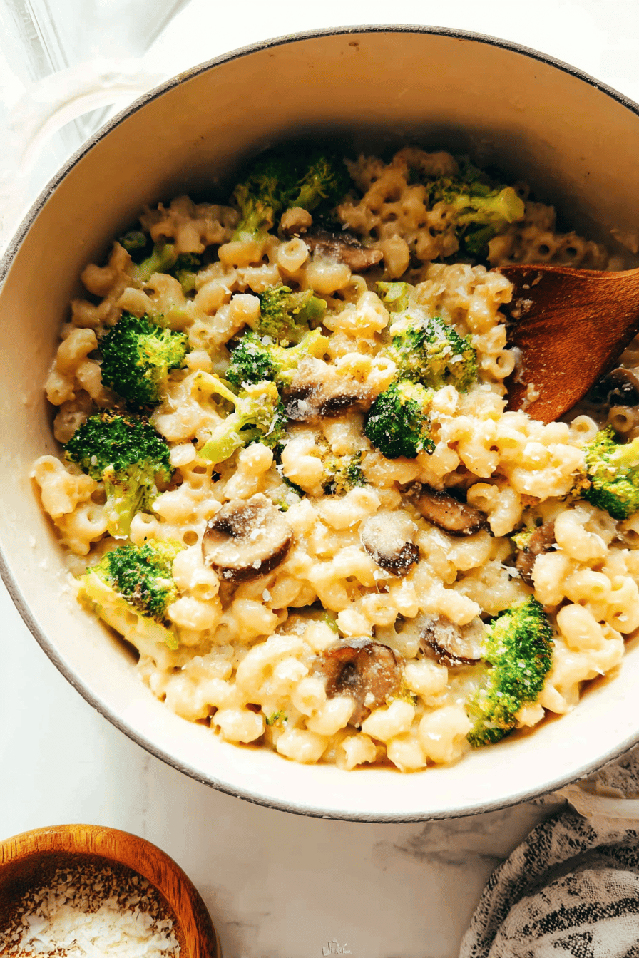 One Pot Broccoli Mac And Cheese