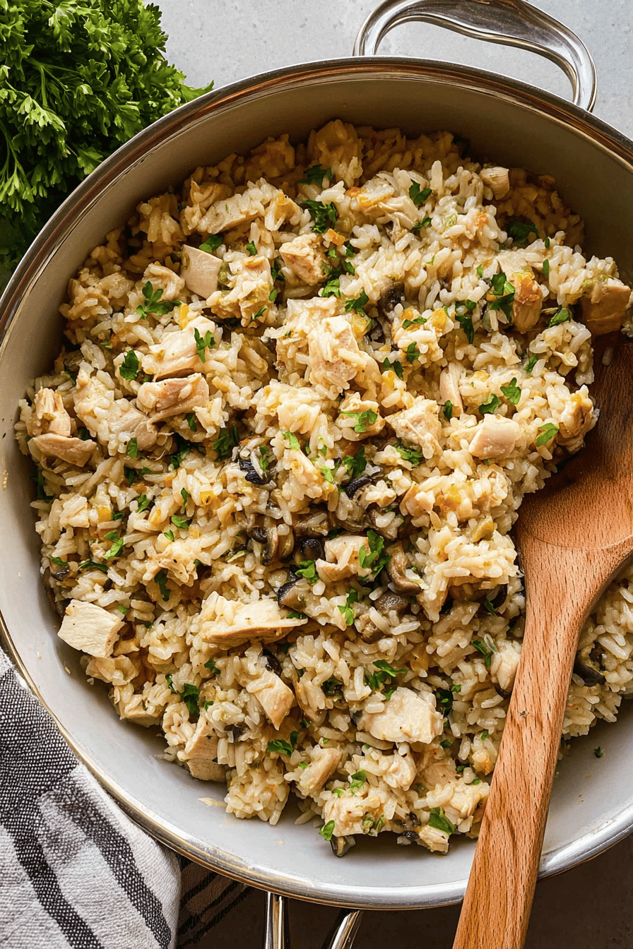 One Pot Chicken And Rice Casserole