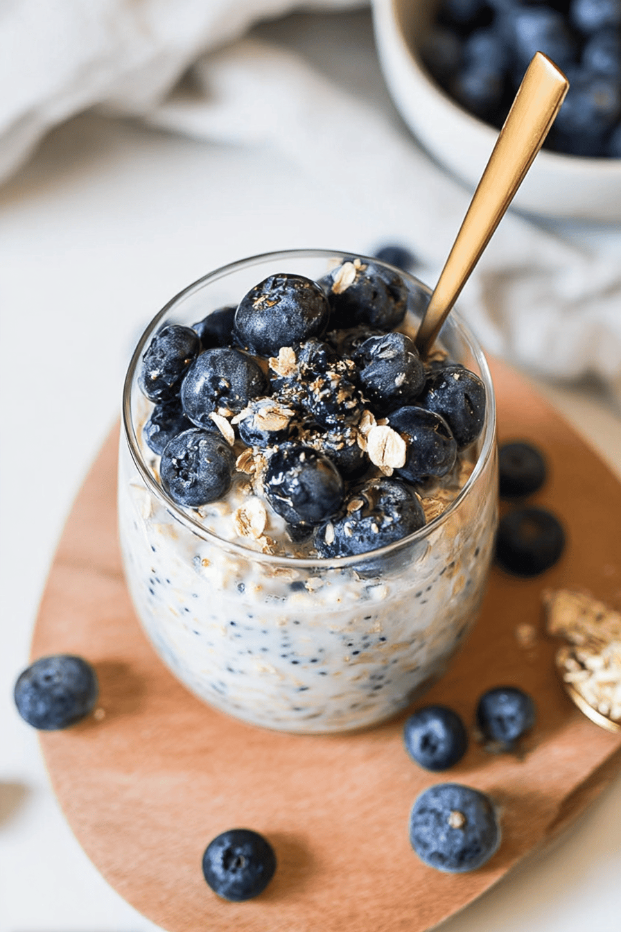 Overnight Blueberry Oats