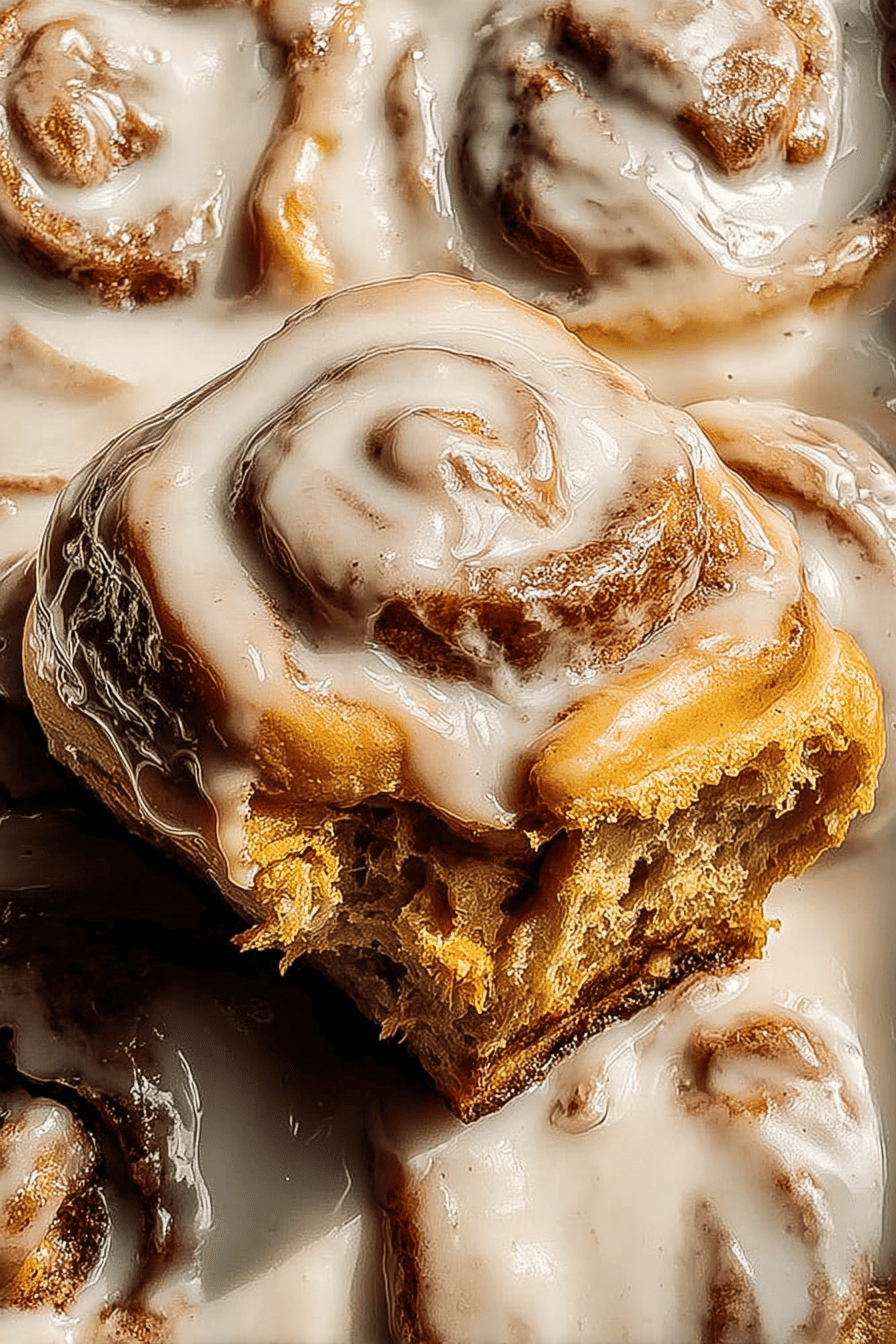 Pumpkin Chai Cinnamon Rolls